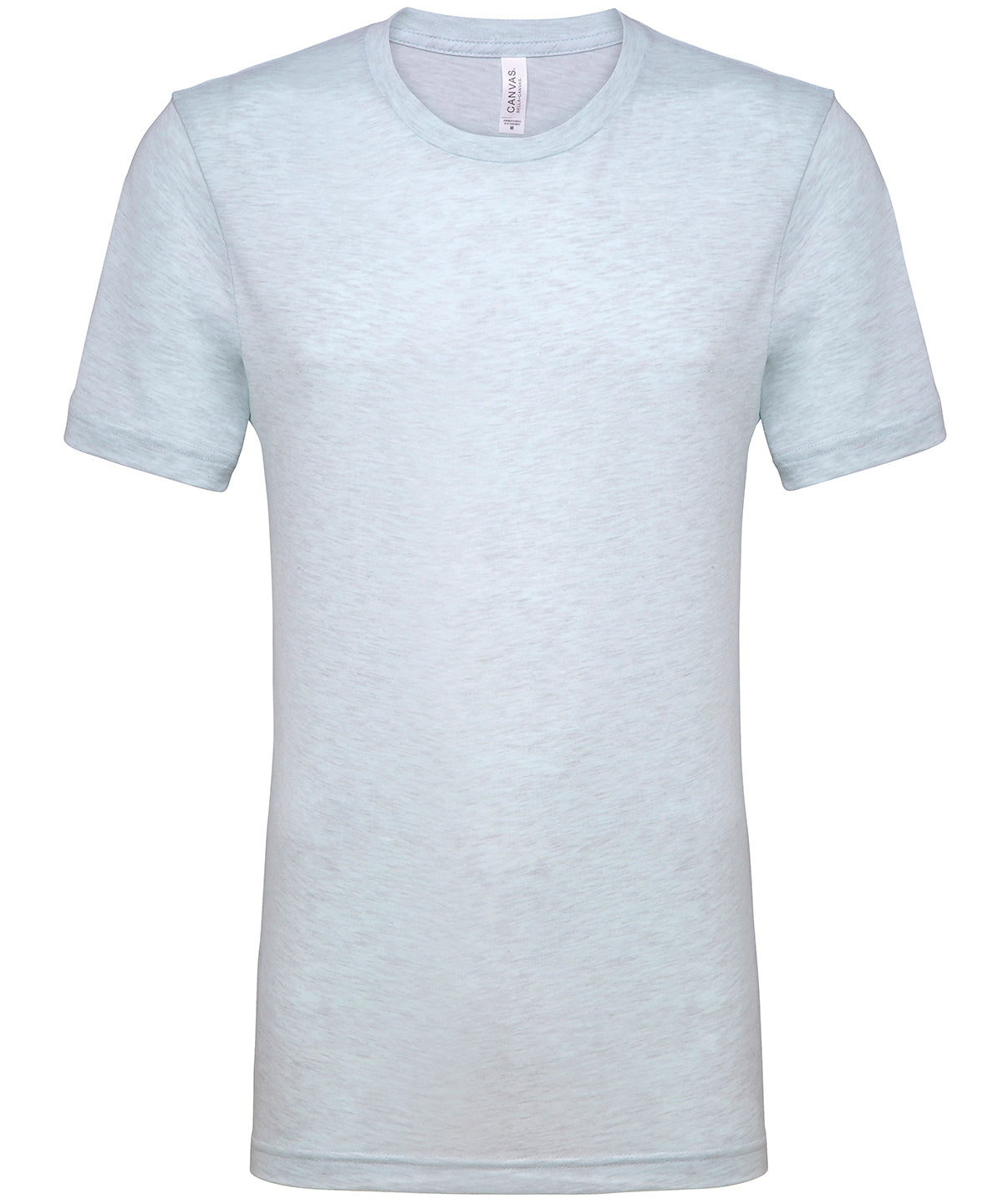Unisex heather CVC short sleeve t-shirt - Heather Prism Ice Blue
