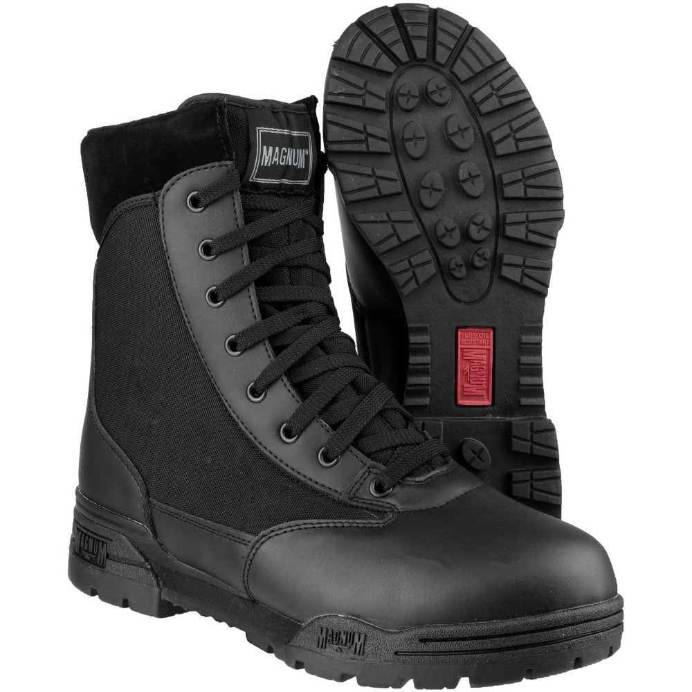 Magnum Mens Magnum Classic CEN Lace Up Leather Patrol Boot Black