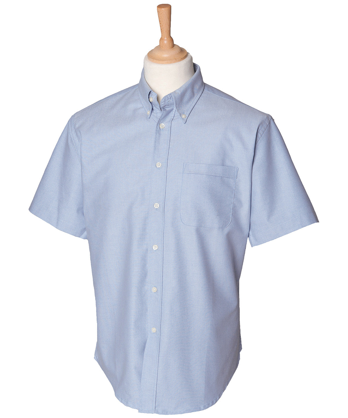 Short sleeve classic Oxford shirt - Blue
