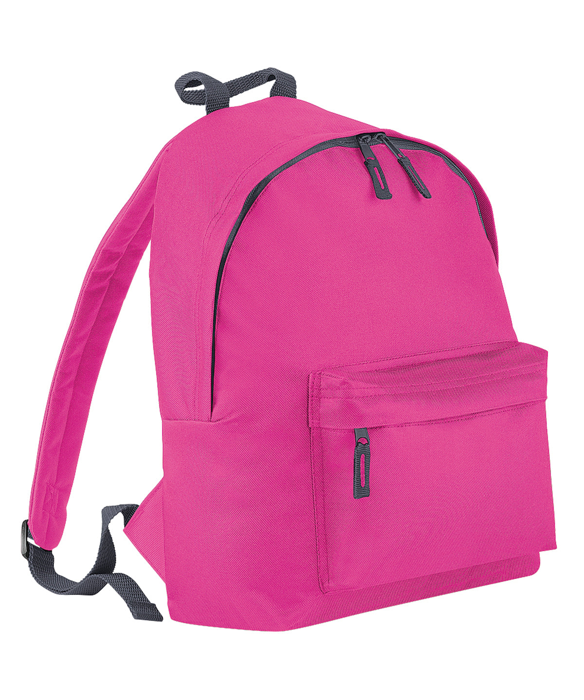 Junior fashion backpack - Fuchsia/Graphite Grey