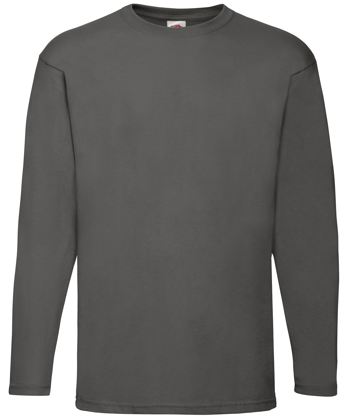 Valueweight long sleeve T - Light Graphite