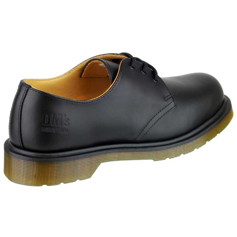 Dr Martens Mens Lace Up Non Safety Leather Shoes B8249 Black