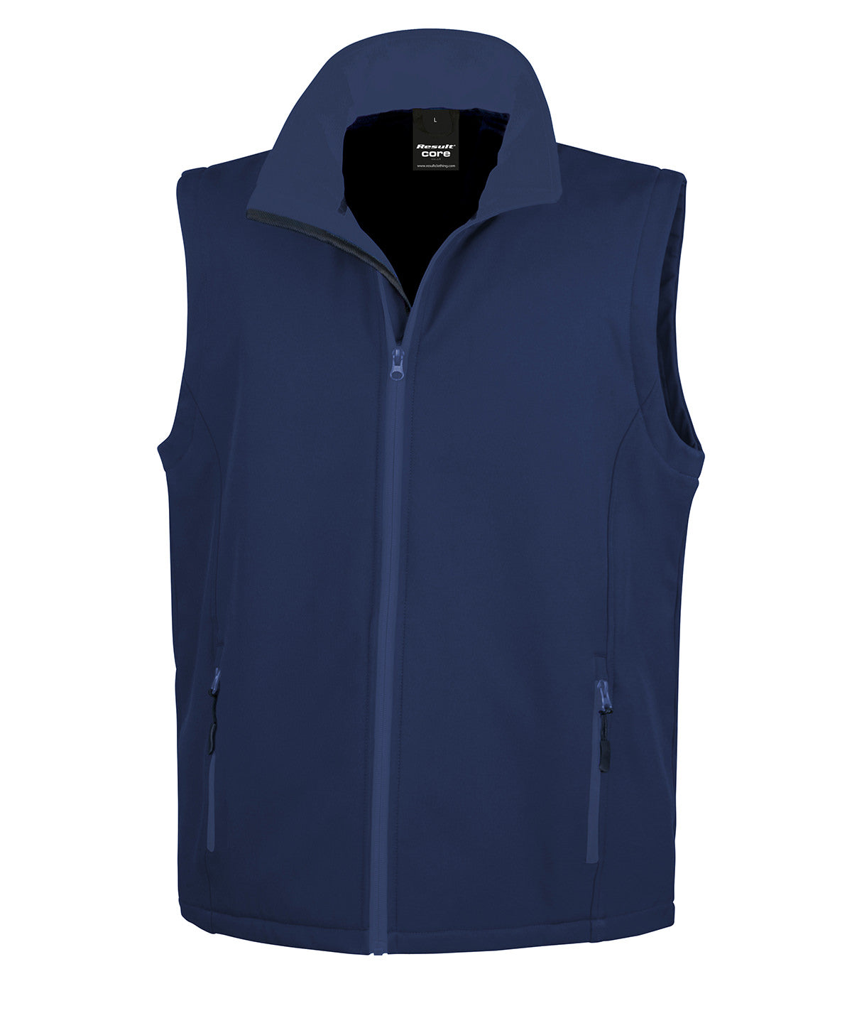 Printable softshell bodywarmer - Navy/Navy