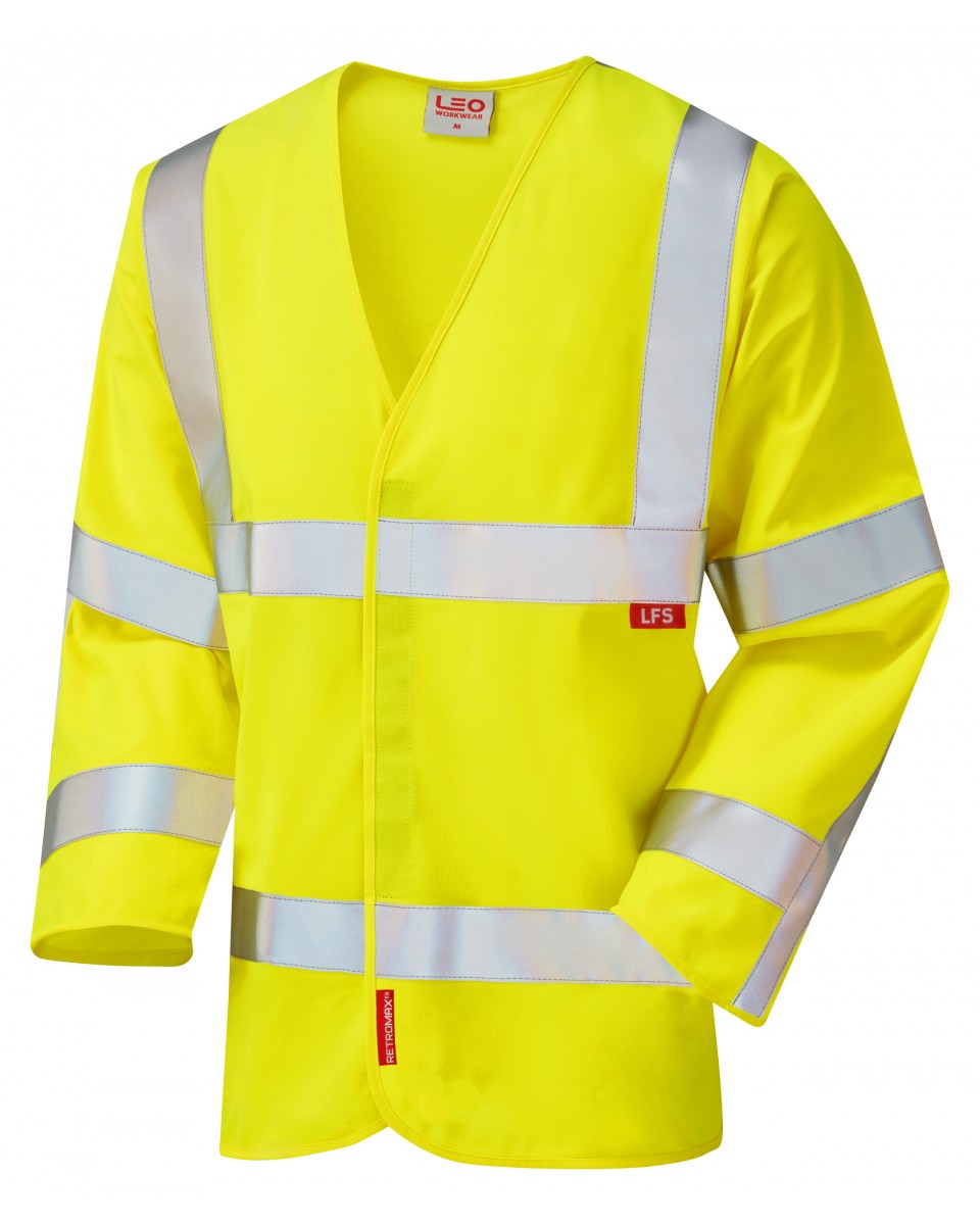 PARKHAM ISO 20471 Cl 3 LFS Sleeved Waistcoat (EN 14116)