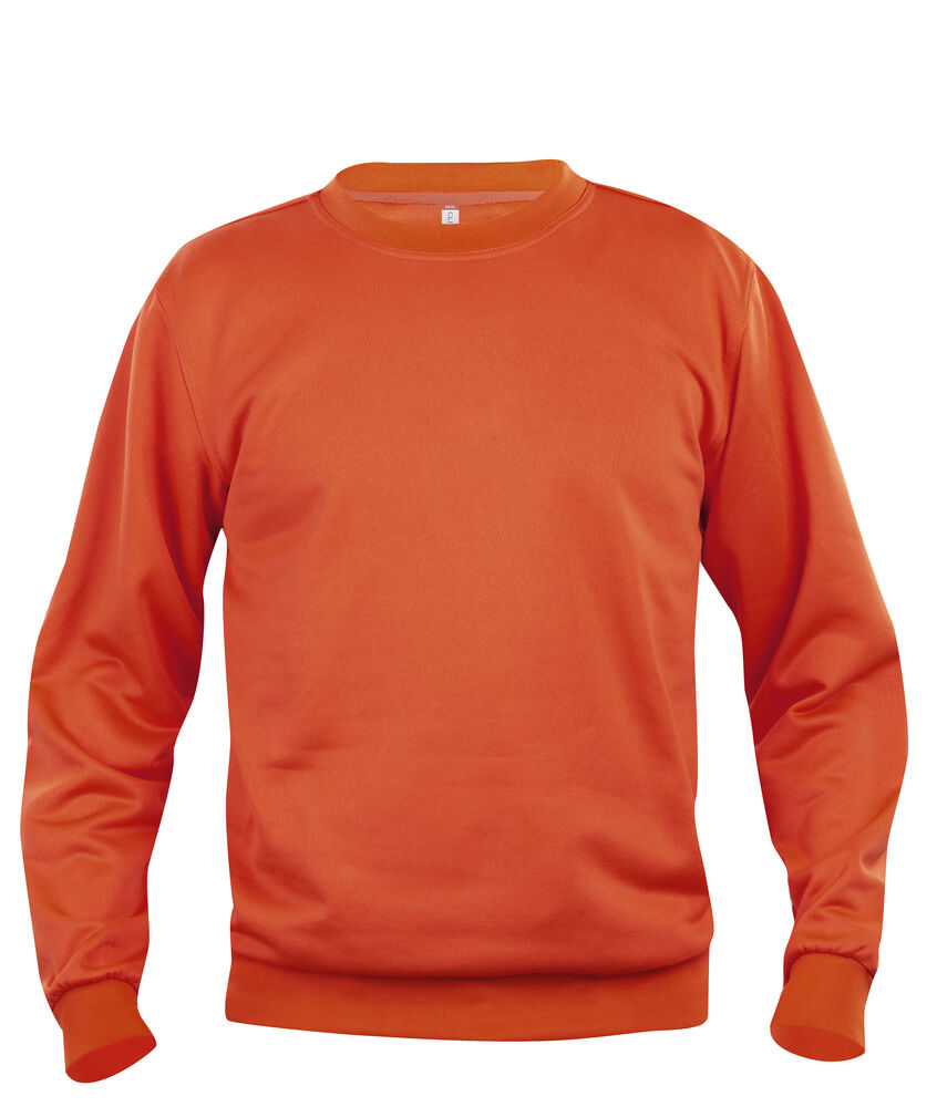 Basic Roundneck Sweatshirt - Blood Orange