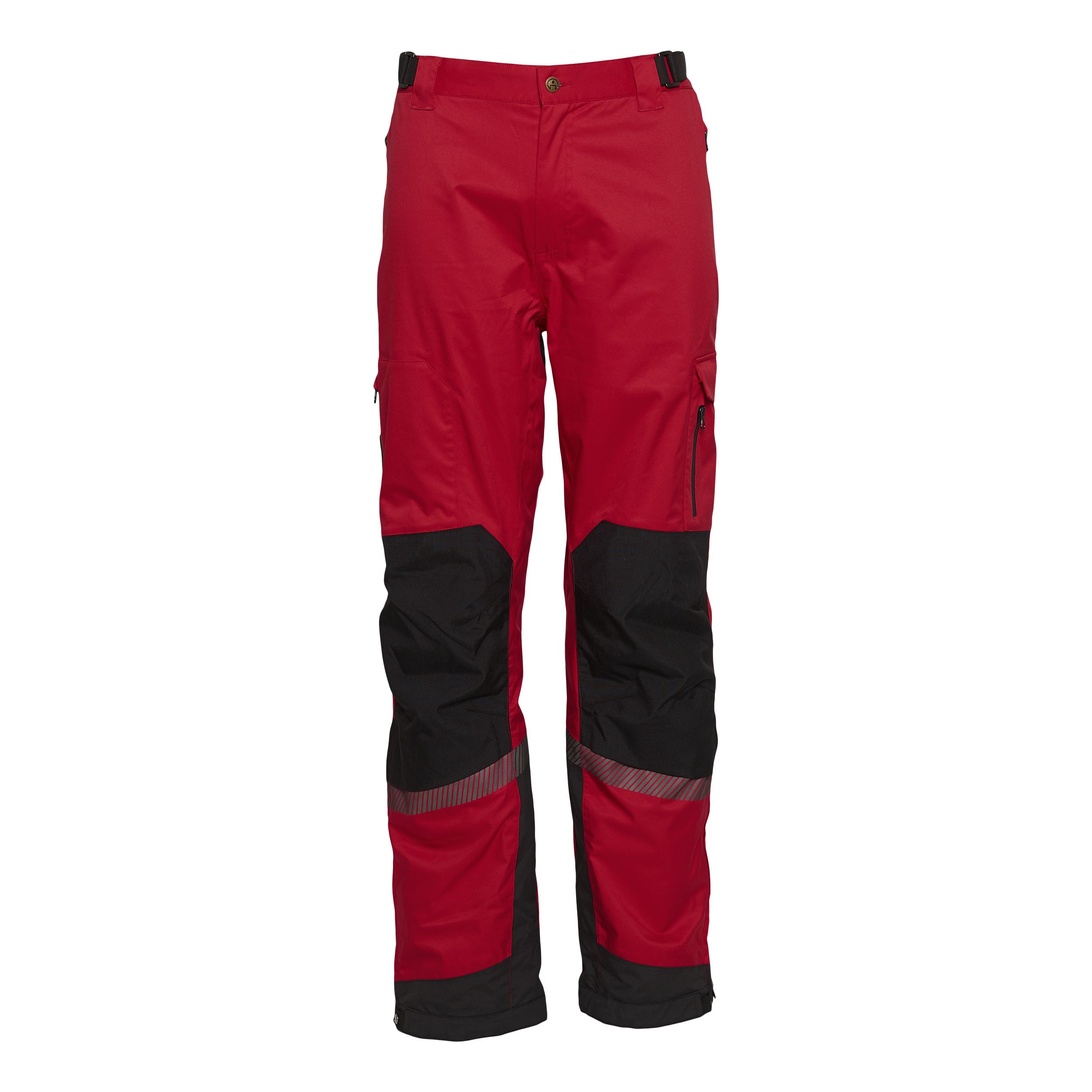 Working Xtreme Stretch Waist Trousers - Red/Black