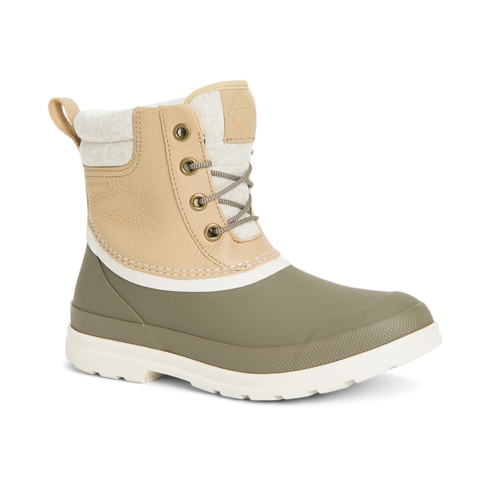 Originals Duck Lace Wellingtons - Taupe/Walnut