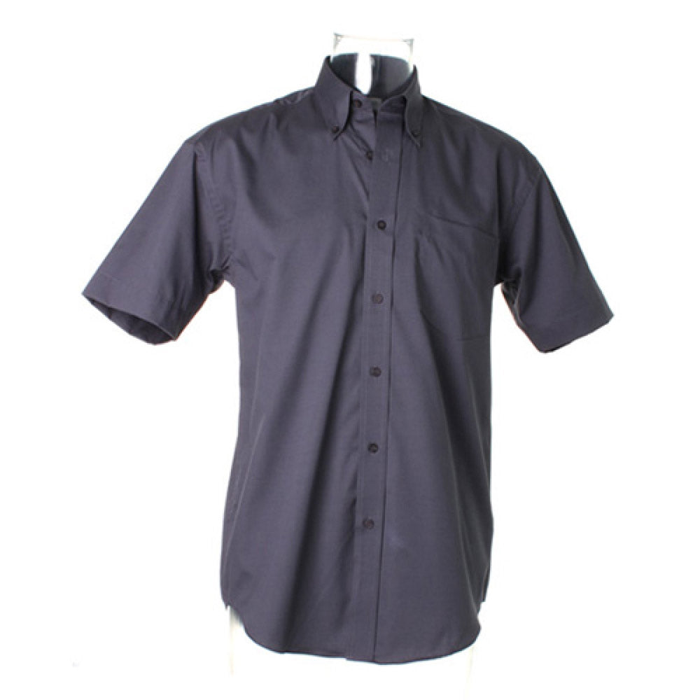 Kustom Kit Oxford Pinpoint Short Sleeve Shirt