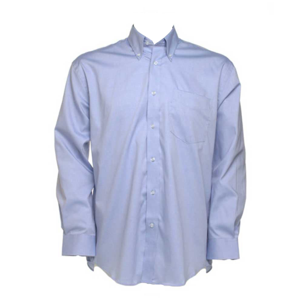 Kustom Kit Oxford Pinpoint Long Sleeve Shirt