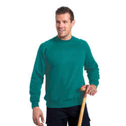 Russell Mens Raglan Long Sleeve Crew Neck Sweatshirt