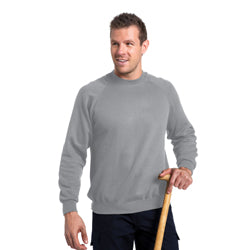 Russell Mens Raglan Long Sleeve Crew Neck Sweatshirt