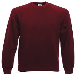 Fruit Of The Loom Raglan Sweatshirt