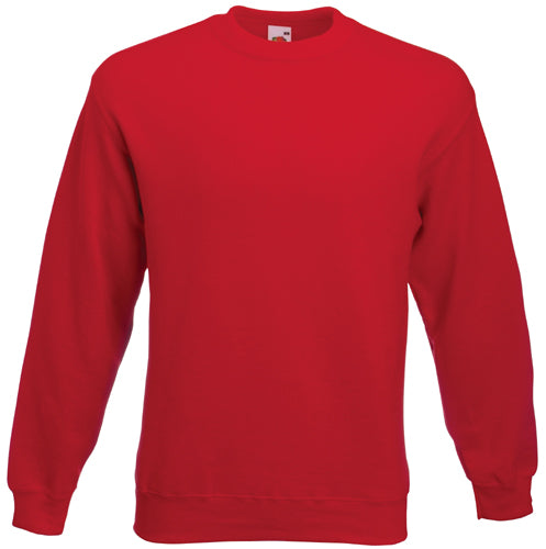 Fruit Of The Loom Set In Sleeve Sweatshirt