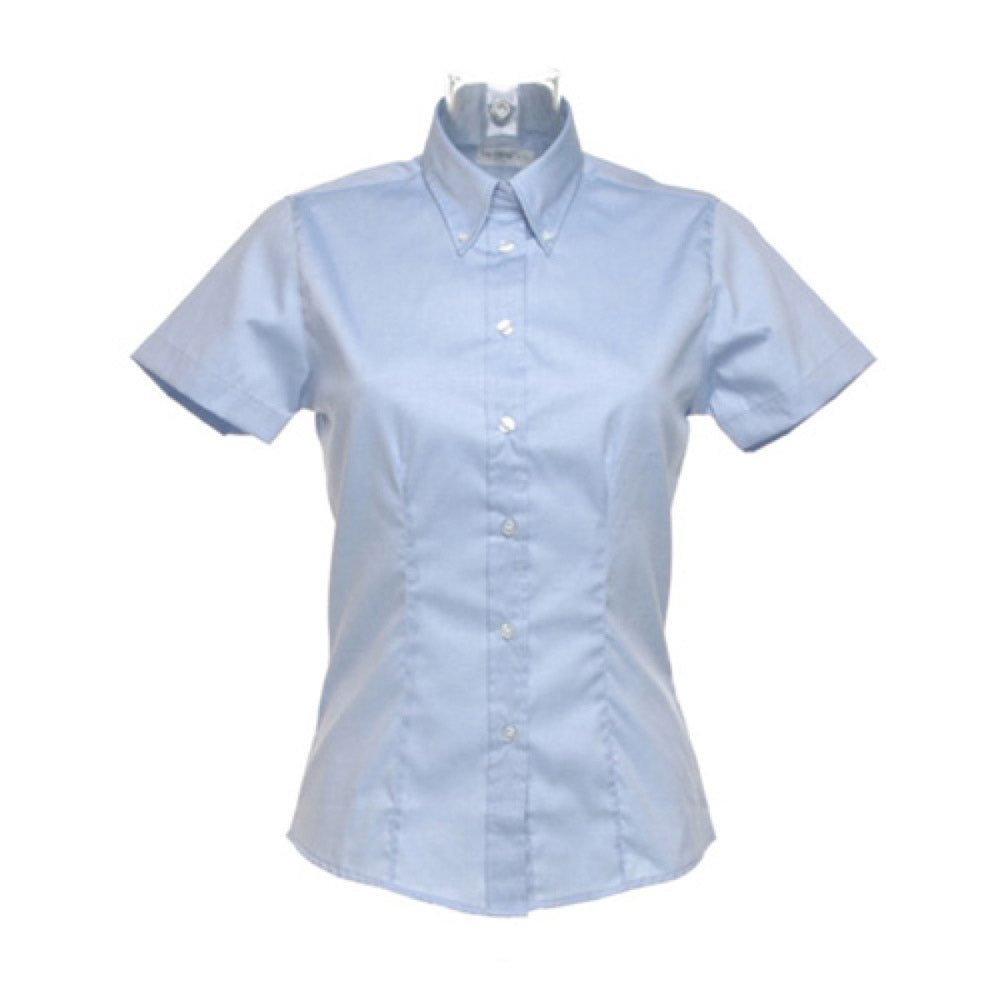 Kustom Kit Ladies Oxford Short Sleeve Shirt