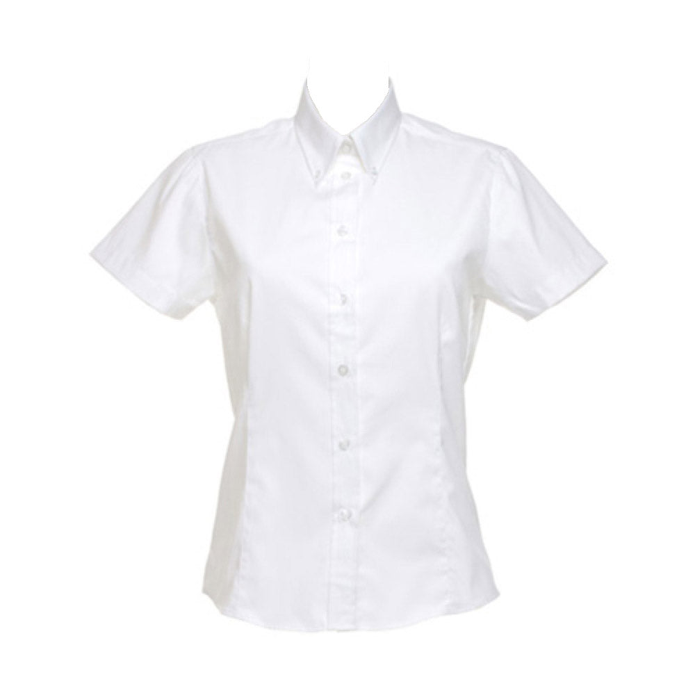 Kustom Kit Ladies Oxford Short Sleeve Shirt