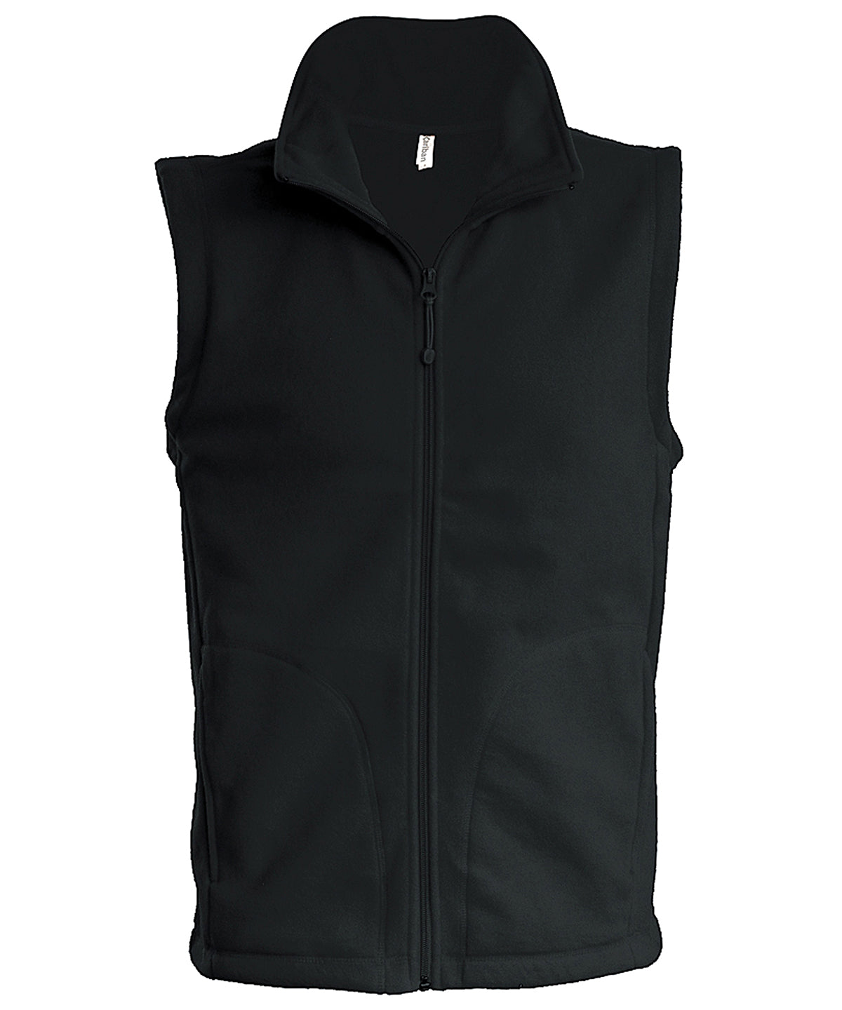Luca men's microfleece gilet - Black