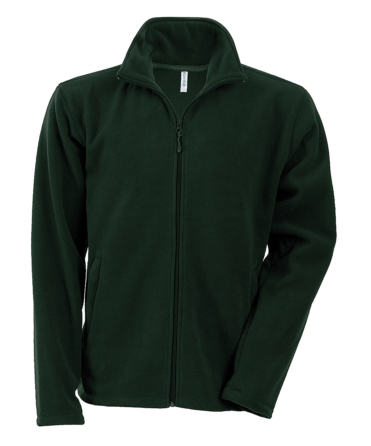 Falco full zip microfleece jacket - Forest Green