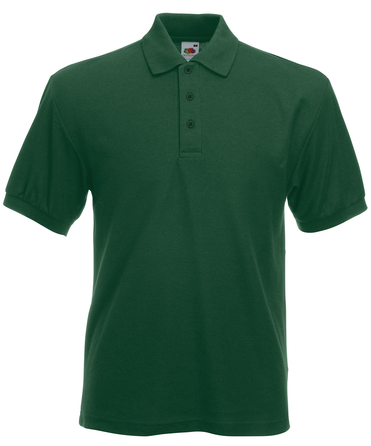 Heavyweight 65/35 polo - Bottle Green
