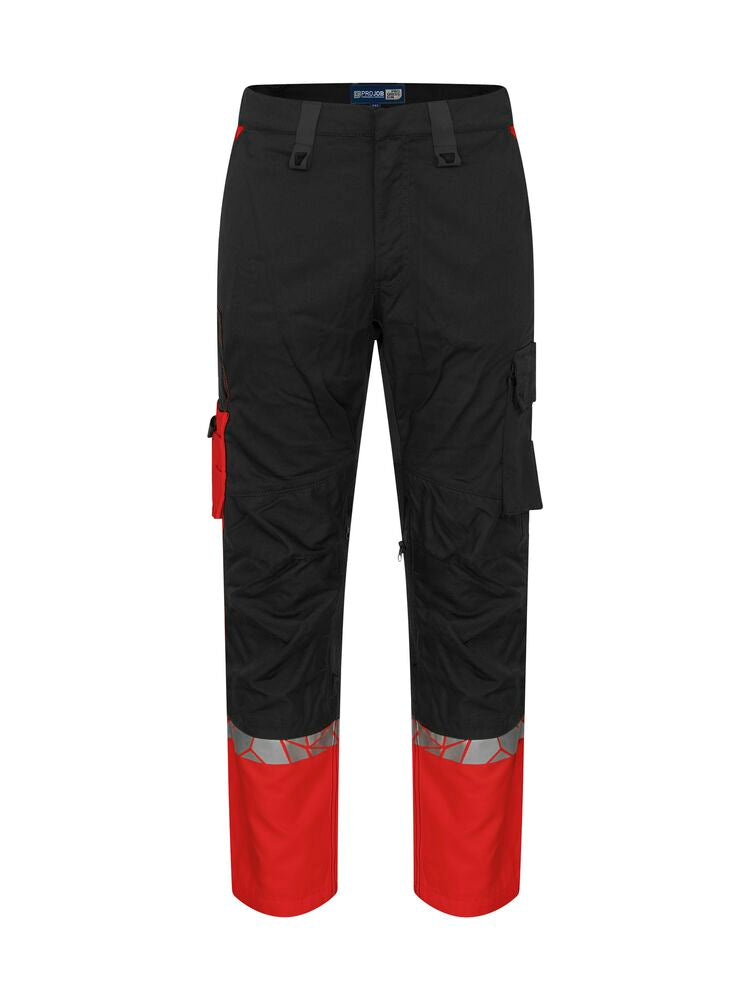 7508 WORKPANT (knee protector pockets)
7508 WORKPANT (knee protector pockets) 9910-VIZ - Black/Red
