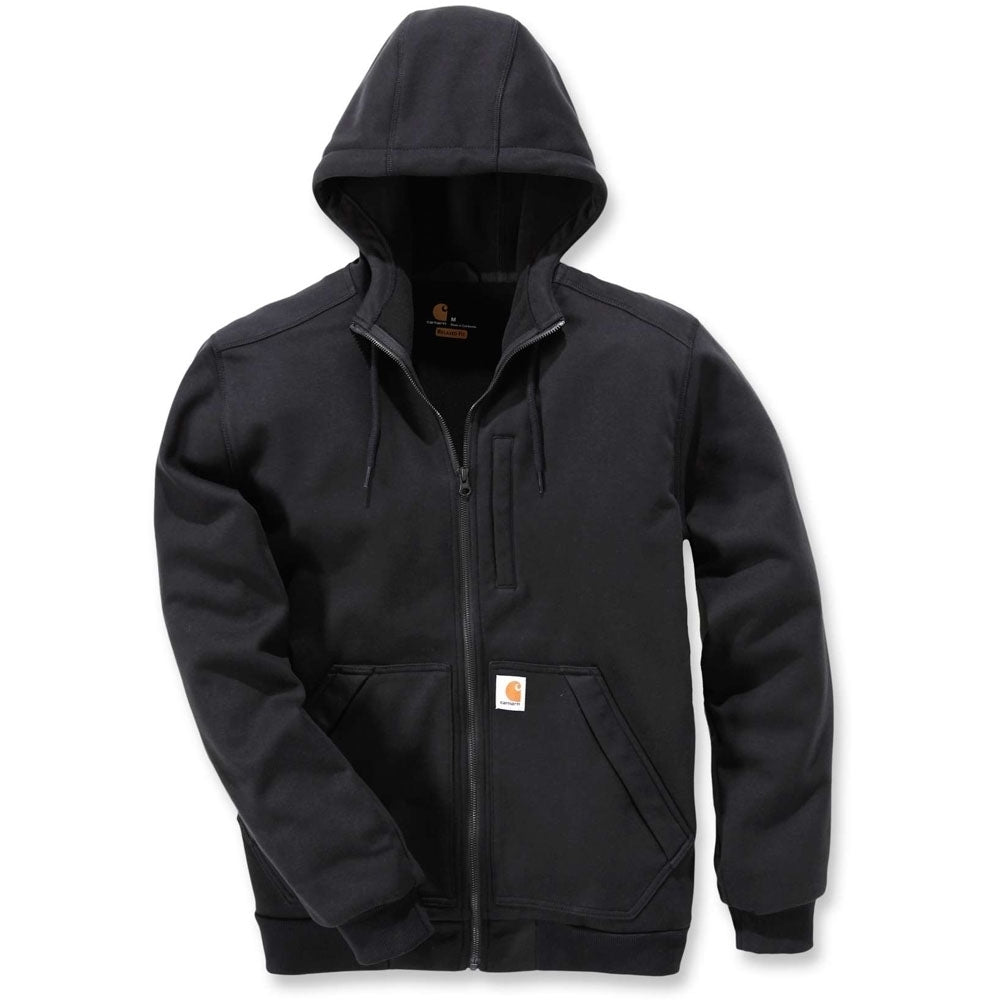 Carhartt Mens Wind Fighter Water Repellant Hooded Sweatshirt Top