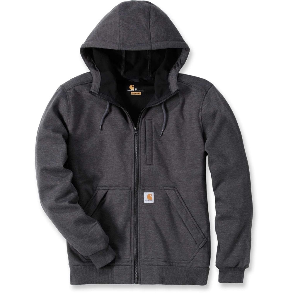 Carhartt Mens Wind Fighter Water Repellant Hooded Sweatshirt Top