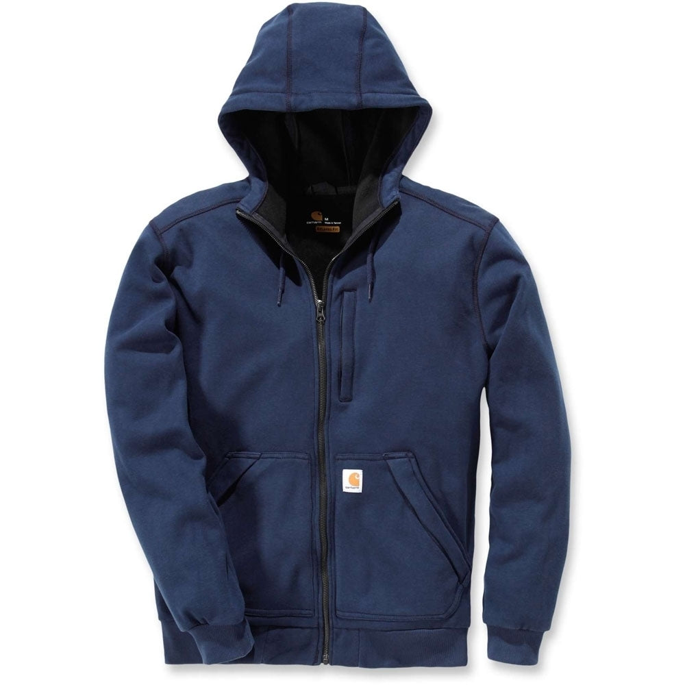 Carhartt Mens Wind Fighter Water Repellant Hooded Sweatshirt Top