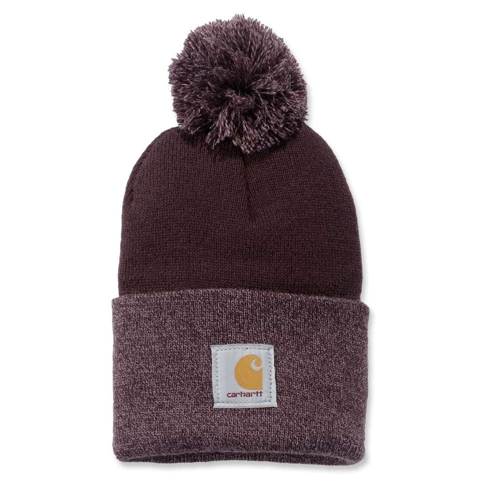 Carhartt Womens Lookout Acrylic Pom Pom Beanie Hat