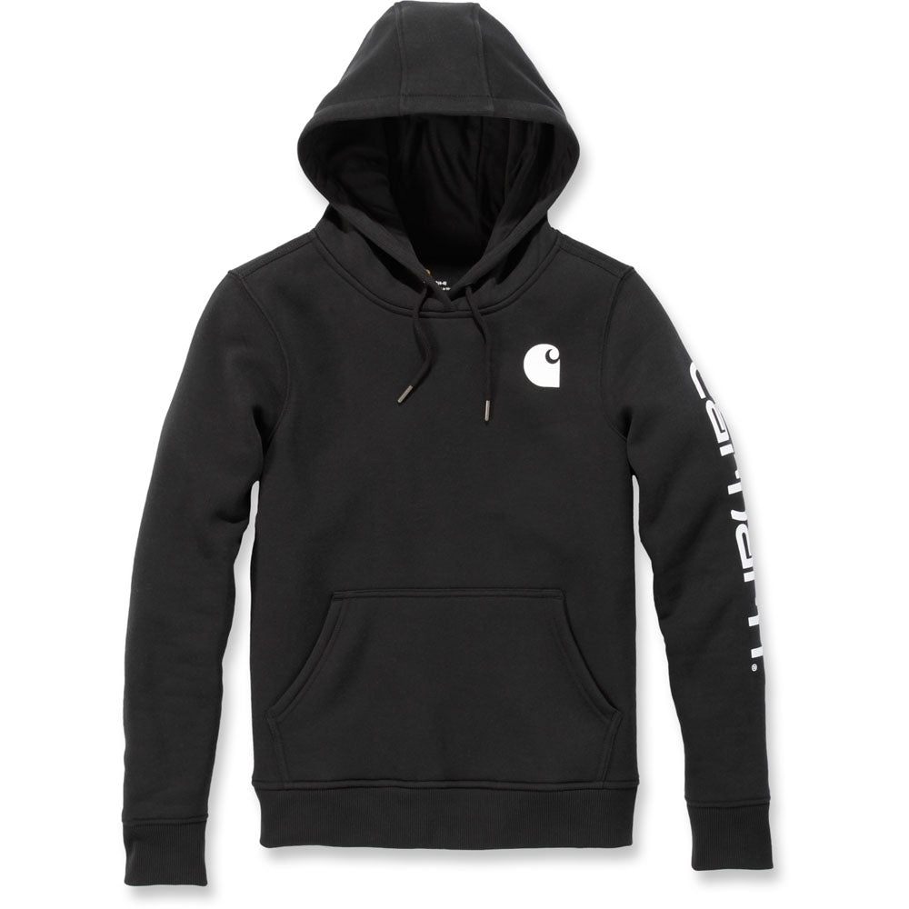 Carhartt Womens Clarksburg Pullover Hooded Logo Sweatshirt