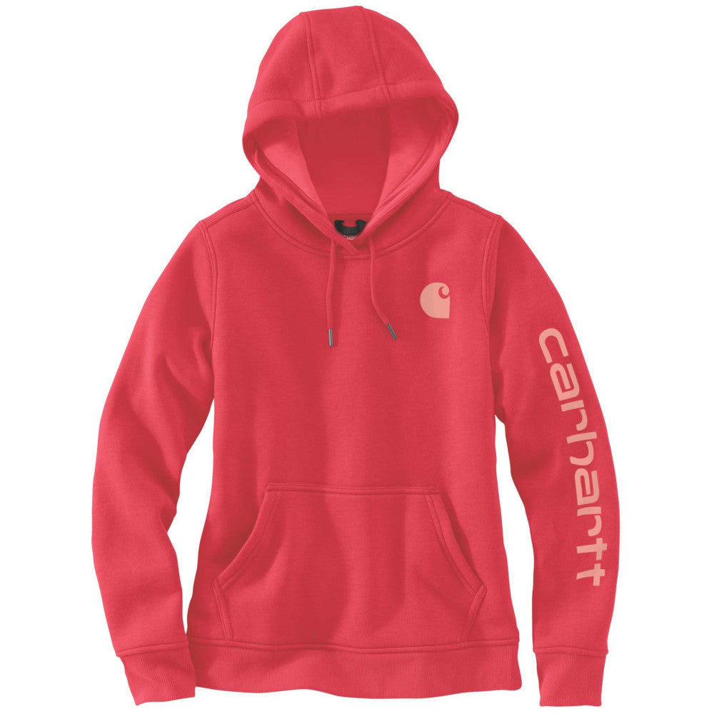 Carhartt Womens Clarksburg Pullover Hooded Logo Sweatshirt