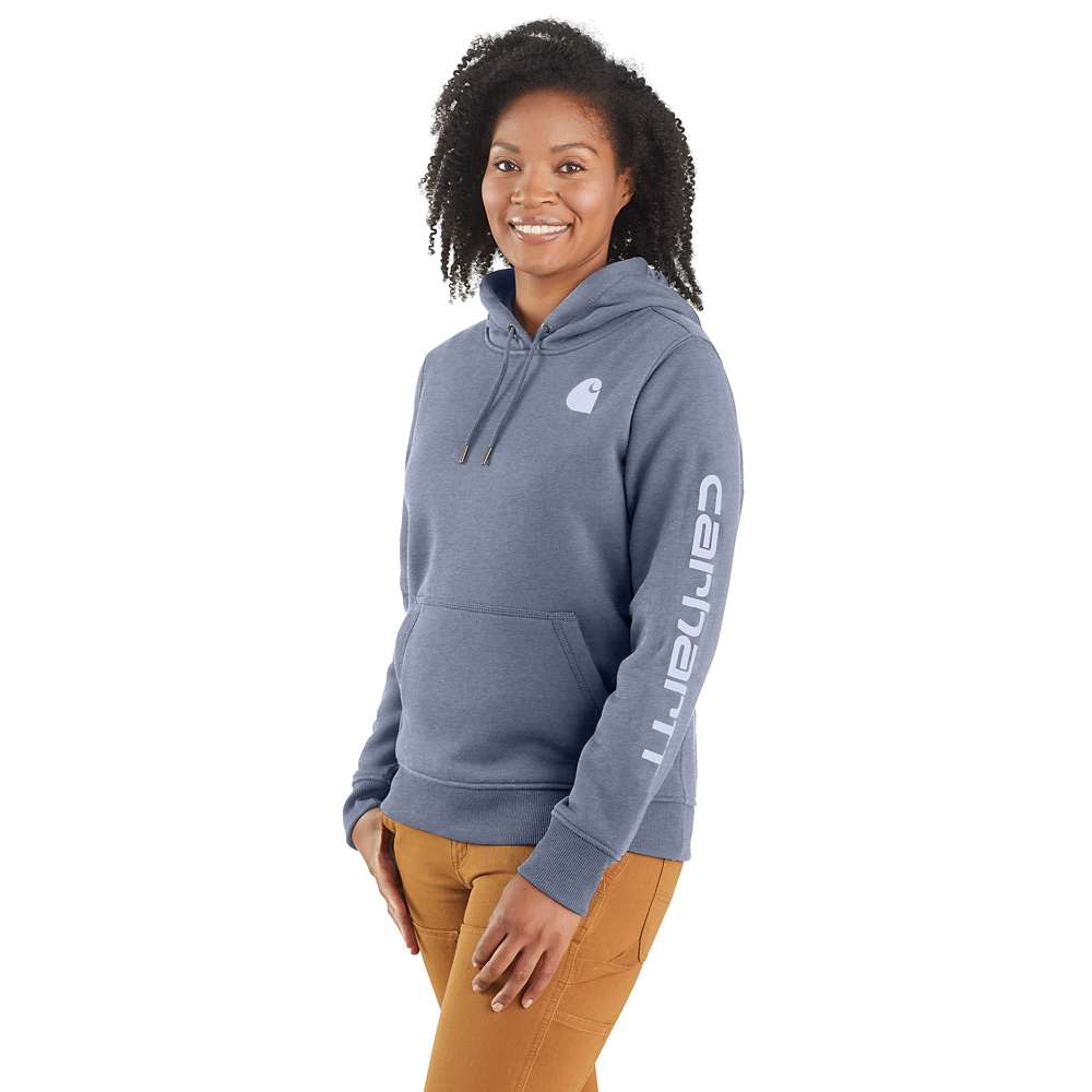 Carhartt Womens Clarksburg Pullover Hooded Logo Sweatshirt