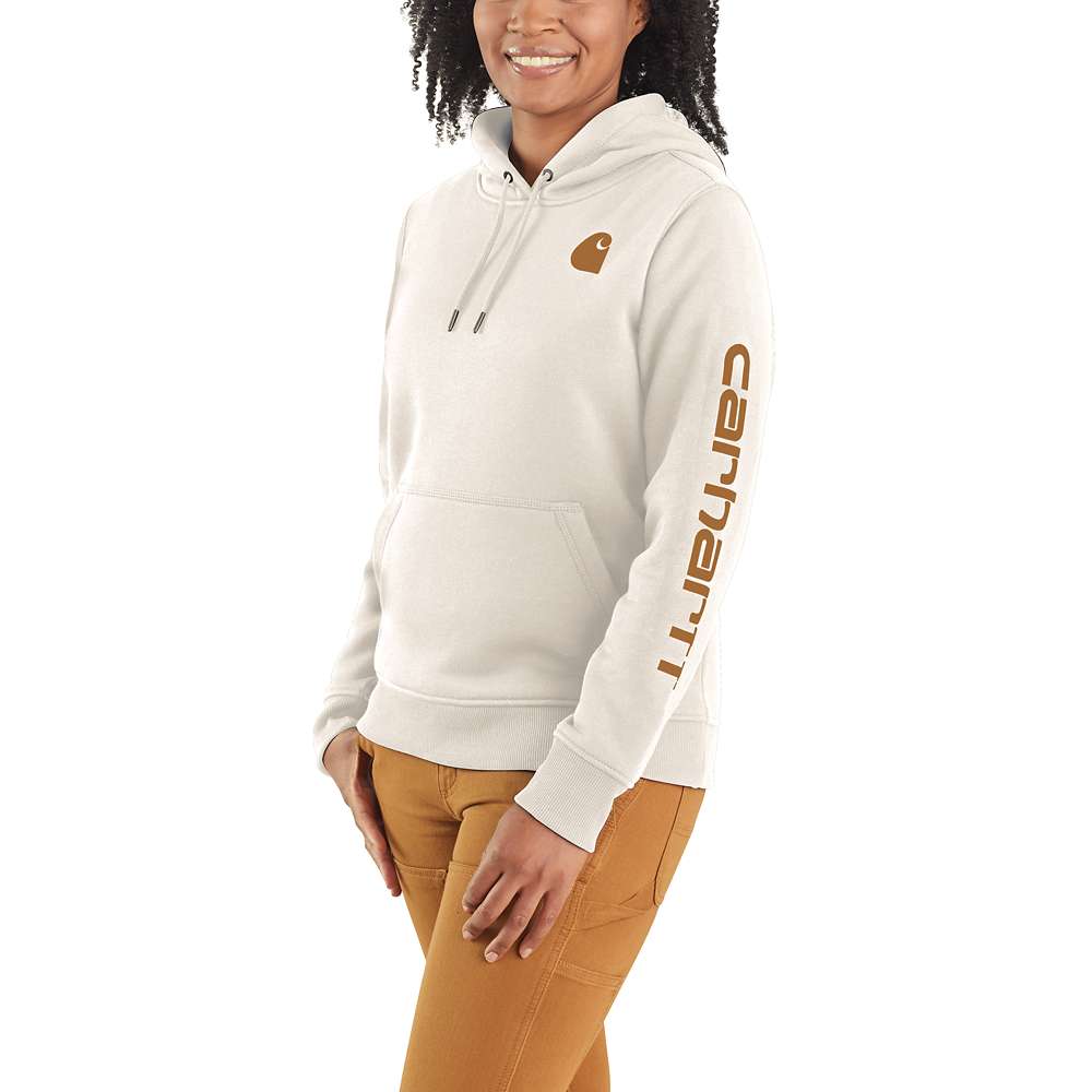 Carhartt Womens Clarksburg Pullover Hooded Logo Sweatshirt