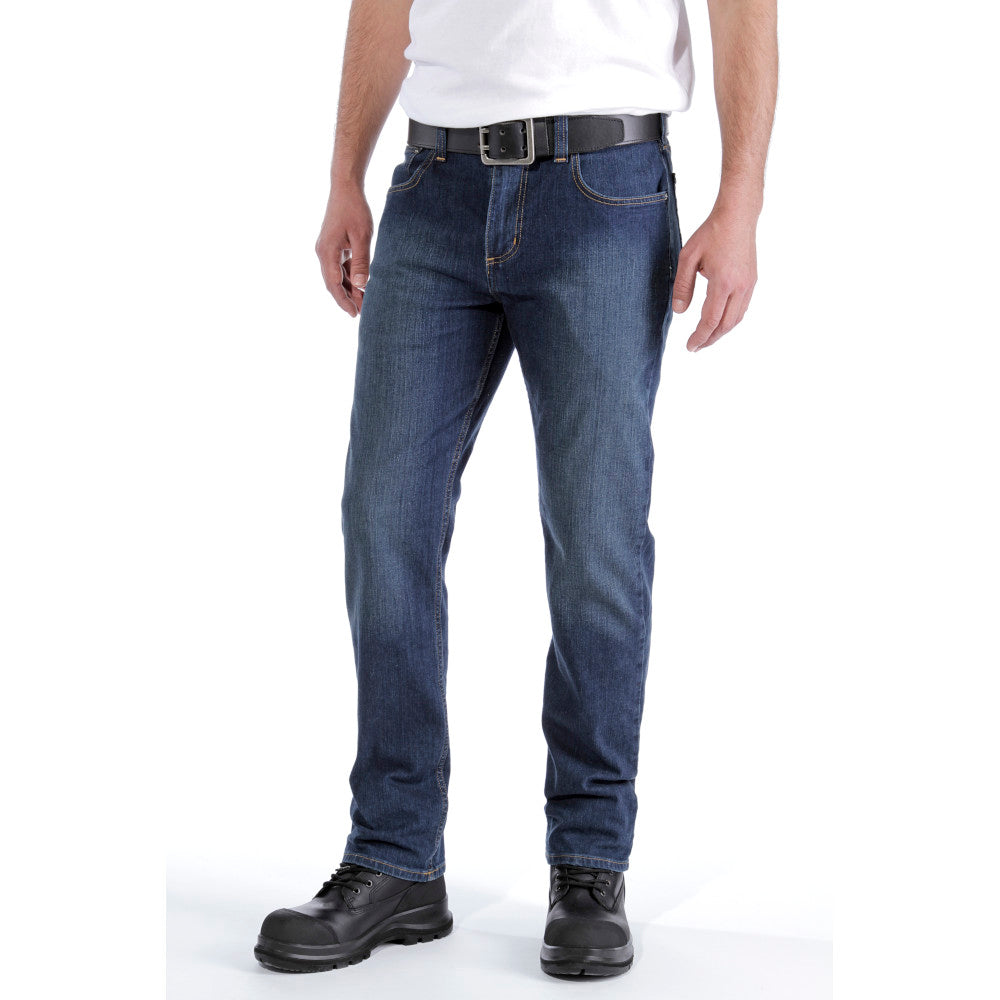 Carhartt Mens Rugged Flex Relaxed Straight Cut Denim Jeans