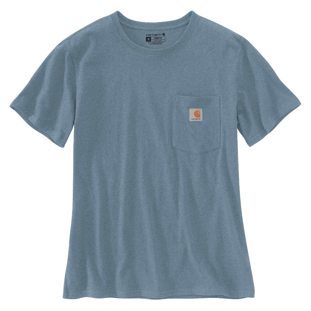 Carhartt Womens Pocket Workwear Ribknit Short Sleeve T-Shirt
