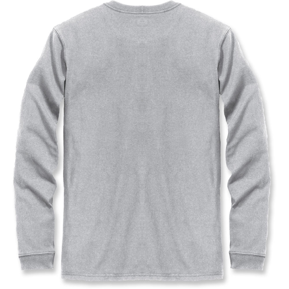 Carhartt Womens Pocket Workwear Rib Knit Long Sleeve T Shirt