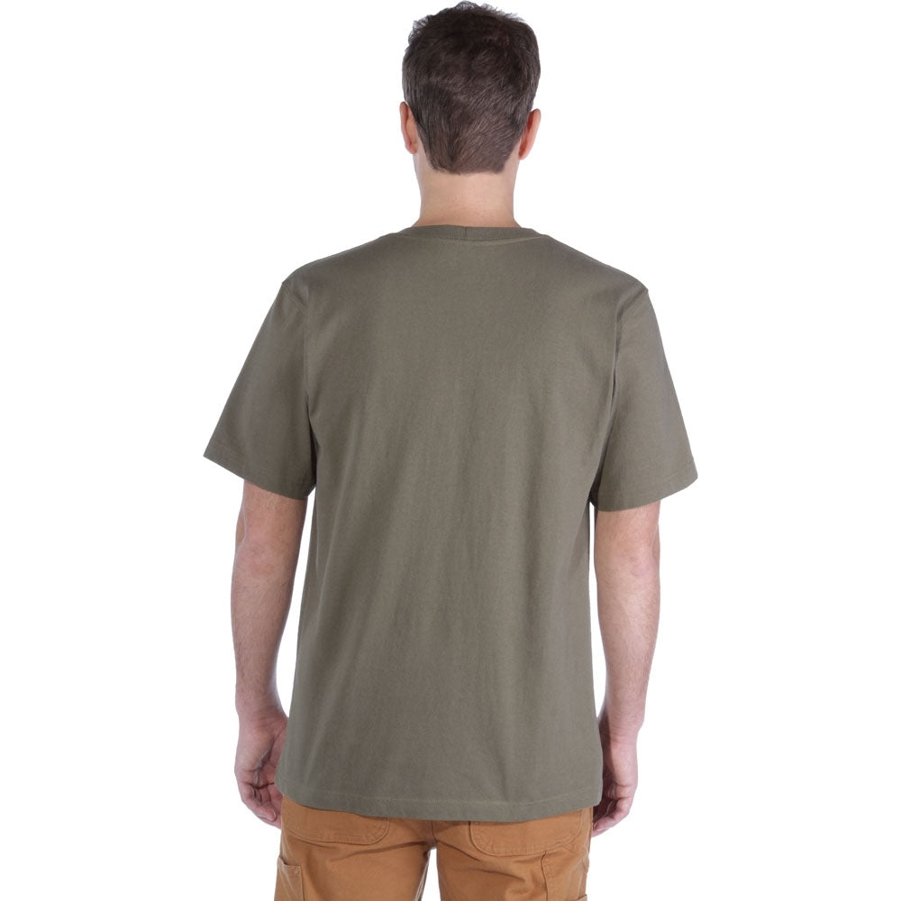 Carhartt Mens Work Pocket Short Sleeve Cotton T Shirt Tee