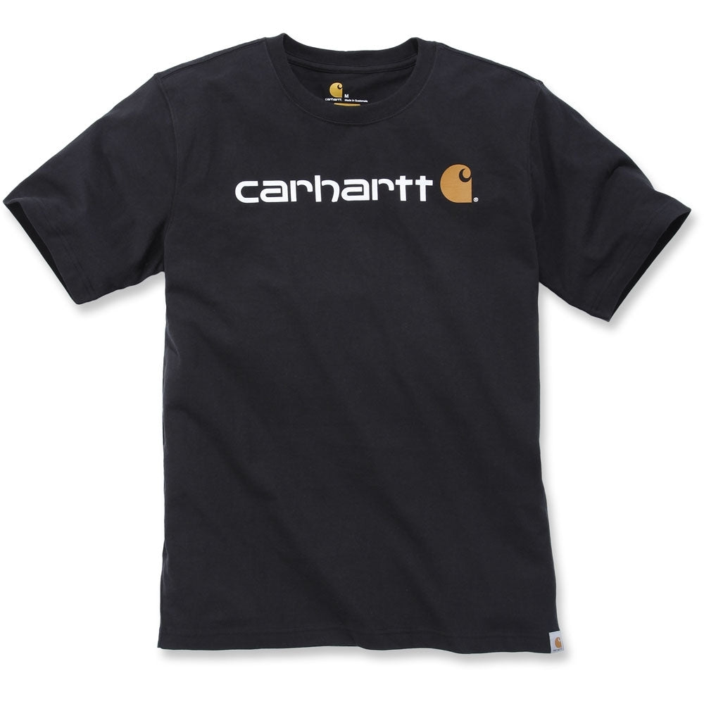 Carhartt Mens Core Logo Graphic Cotton Short Sleeve T-Shirt