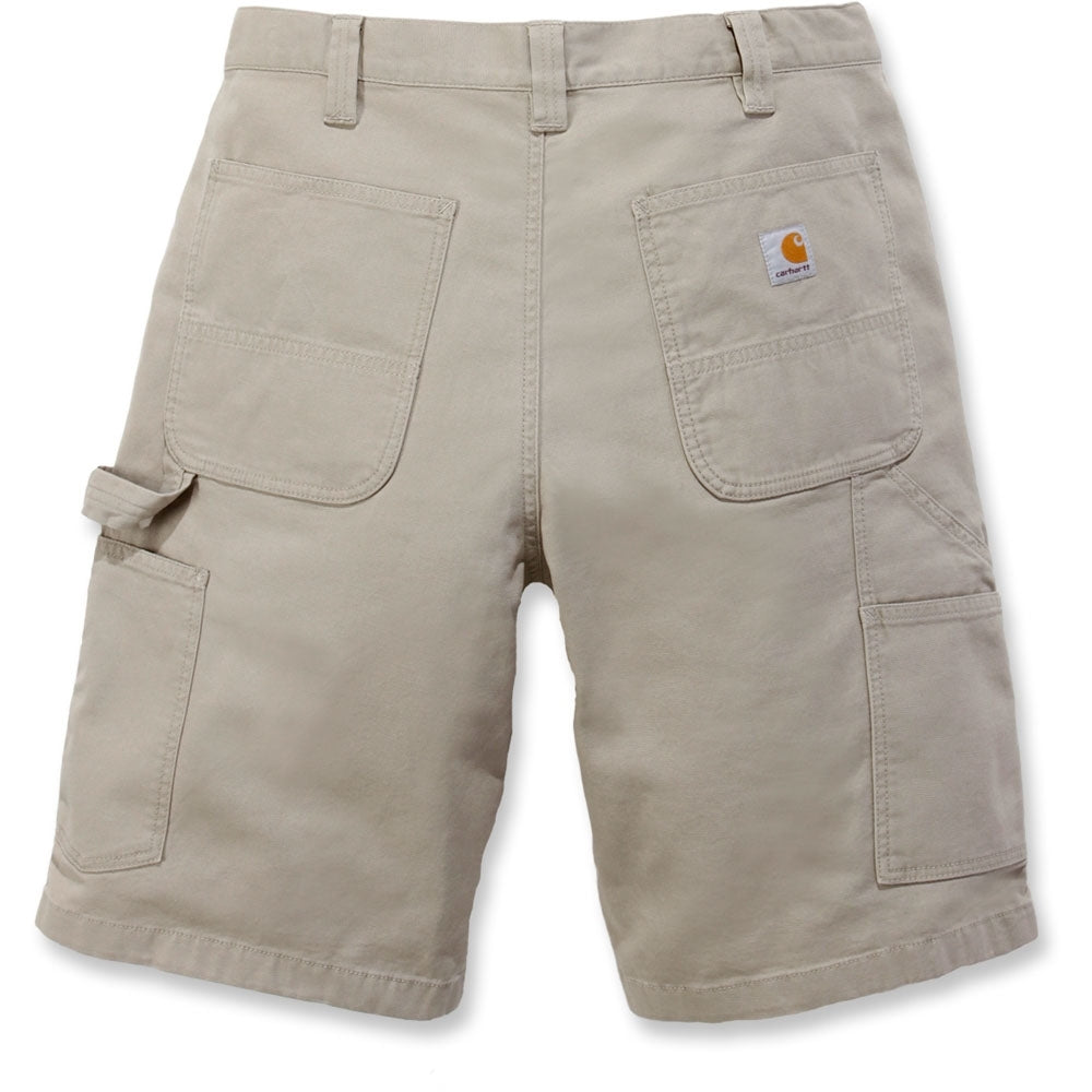 Carhartt Mens Rugged Flex Rigby Cotton Dungaree Work Shorts
