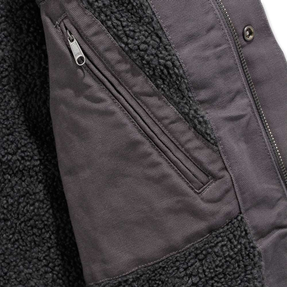 Carhartt Mens Bartlett Sherpa Lined Cotton Work Jacket
