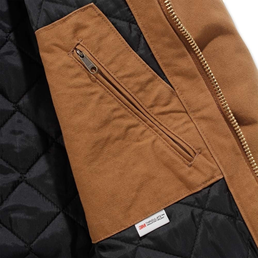 Carhartt Mens Duck Detroit Cotton Insulated Work Jacket