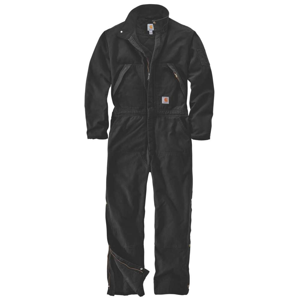Carhartt Mens Washed Duck Durable Insulated Coverall