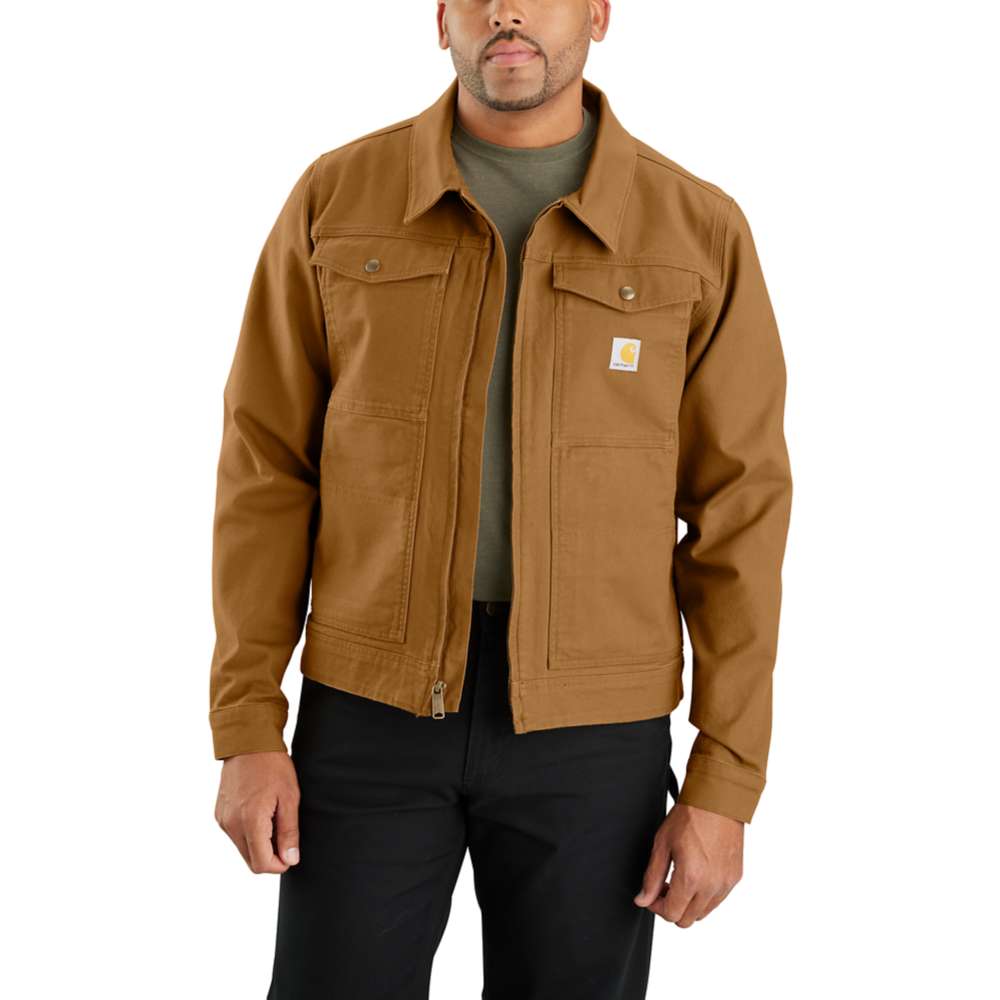 Carhartt Mens Duck Relaxed Fit Full Zip Canvas Jacket