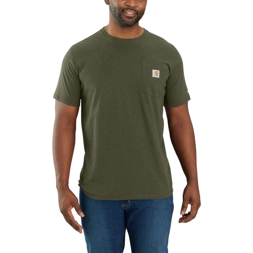 Carhartt Mens Force Pocket Short Sleeve T Shirt
