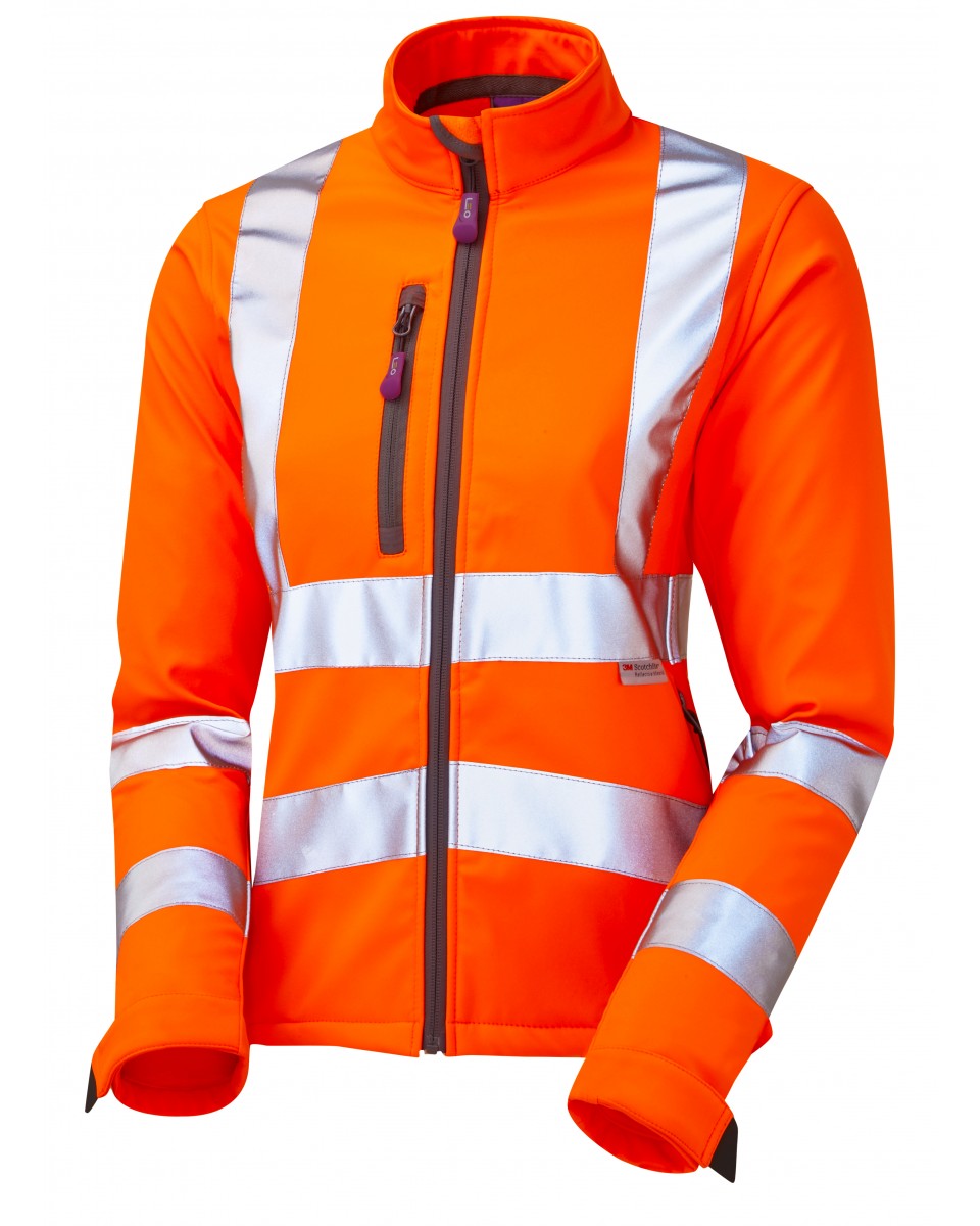 HONEYWELL ISO 20471 Cl 2 Women's Softshell Jacket - HV Orange