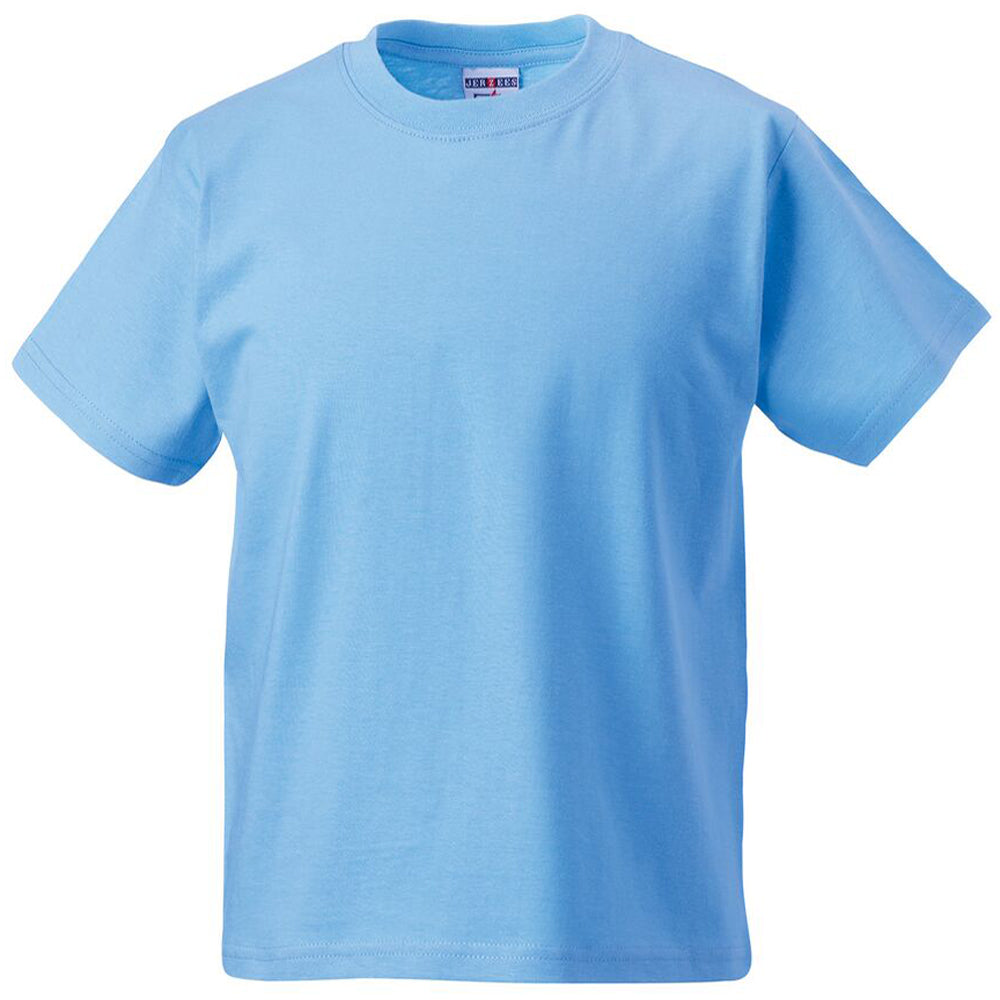 Russell Mens Silver Label Crew Neck Cotton T Shirt