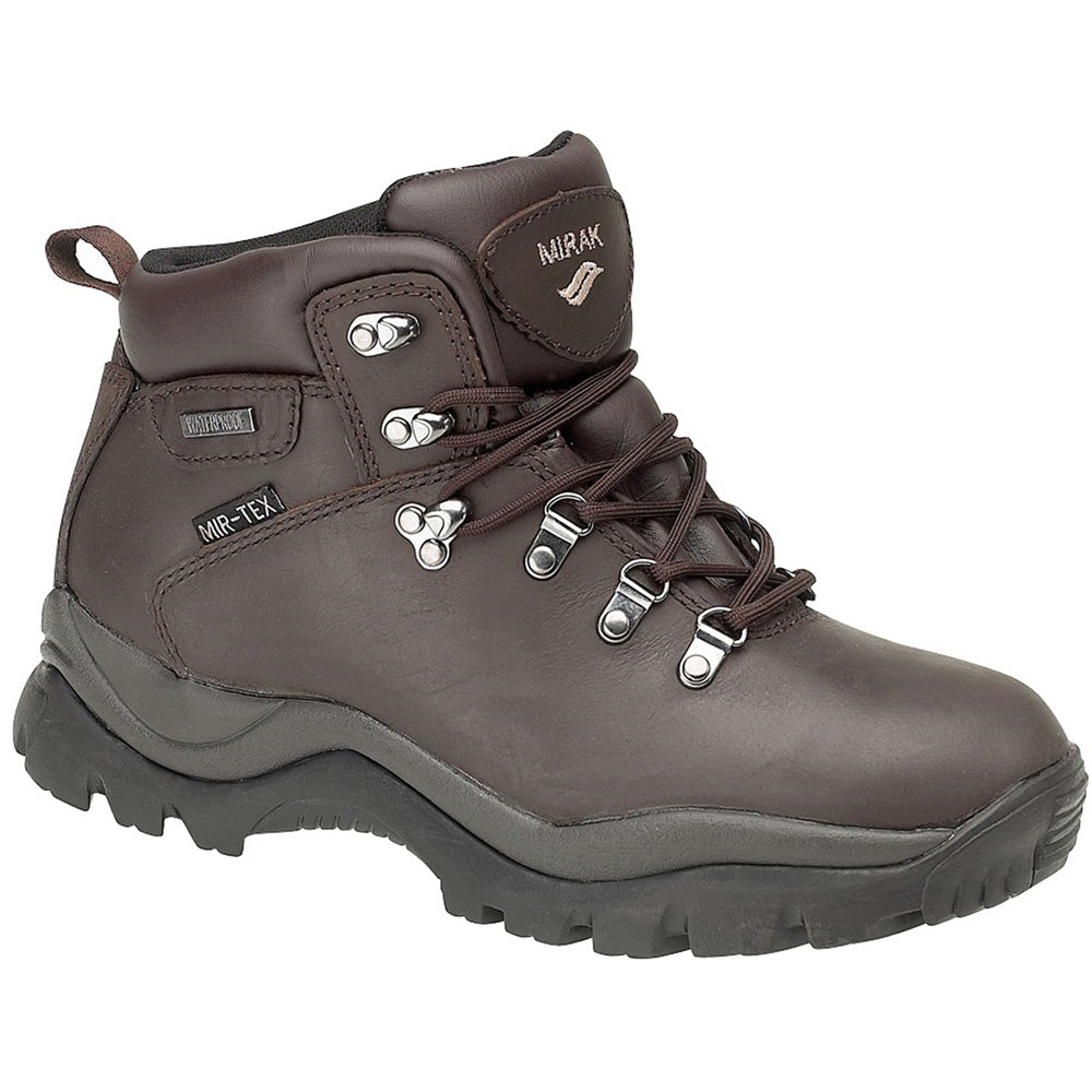 Mirak Mens Nebrasaka Waterproof Breathable Hiking Boot Brown