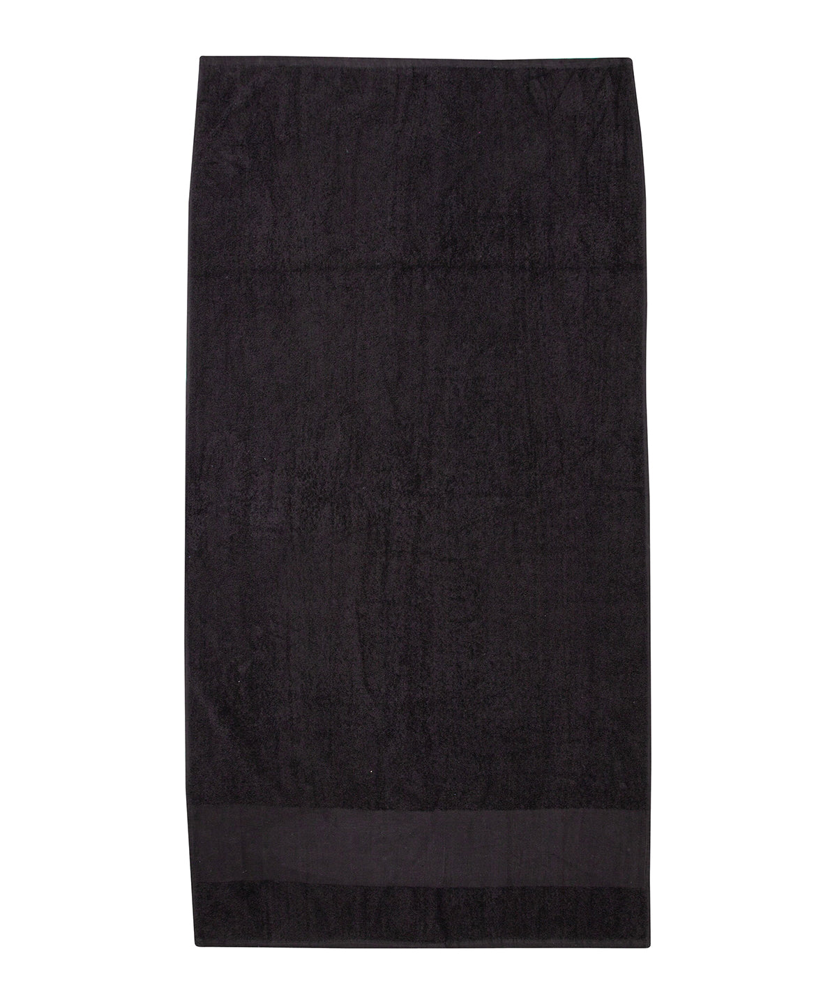 Printable border hand towel - Black