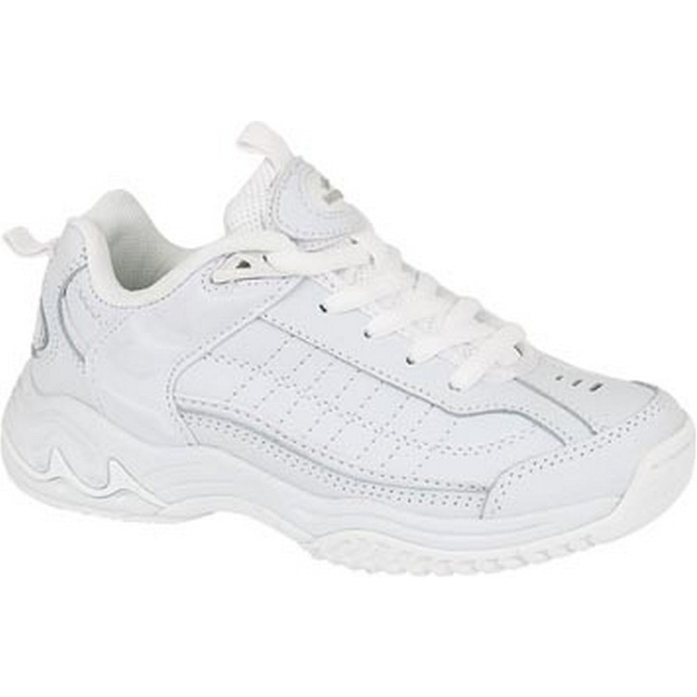 Mirak Ladies Contender Lace Up Padded Leather Sports Trainer White (Large)