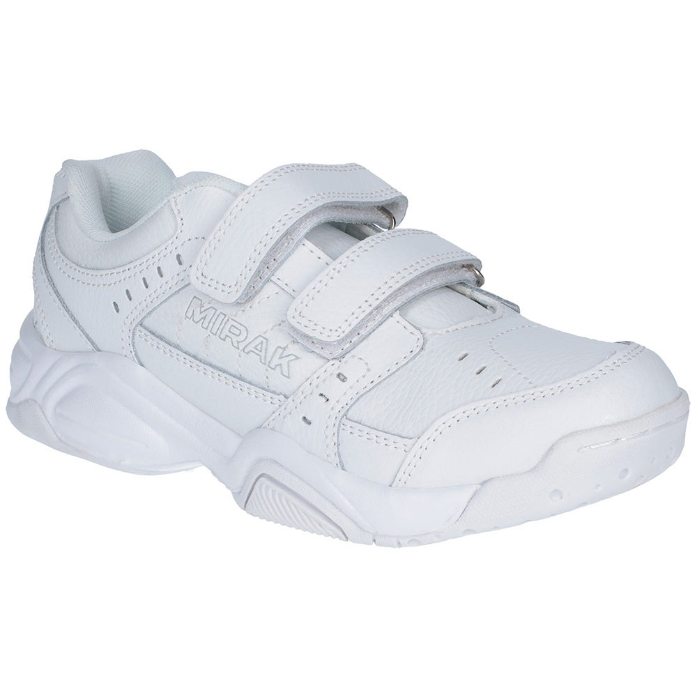Mirak Ladies Contender Padded Leather Sports Trainer White