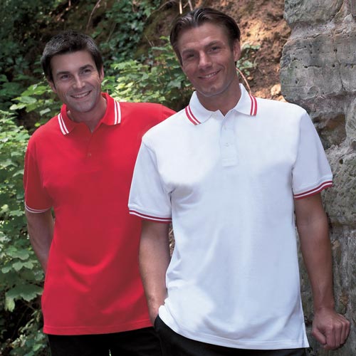 Kustom Kit Tipped Polo Shirts