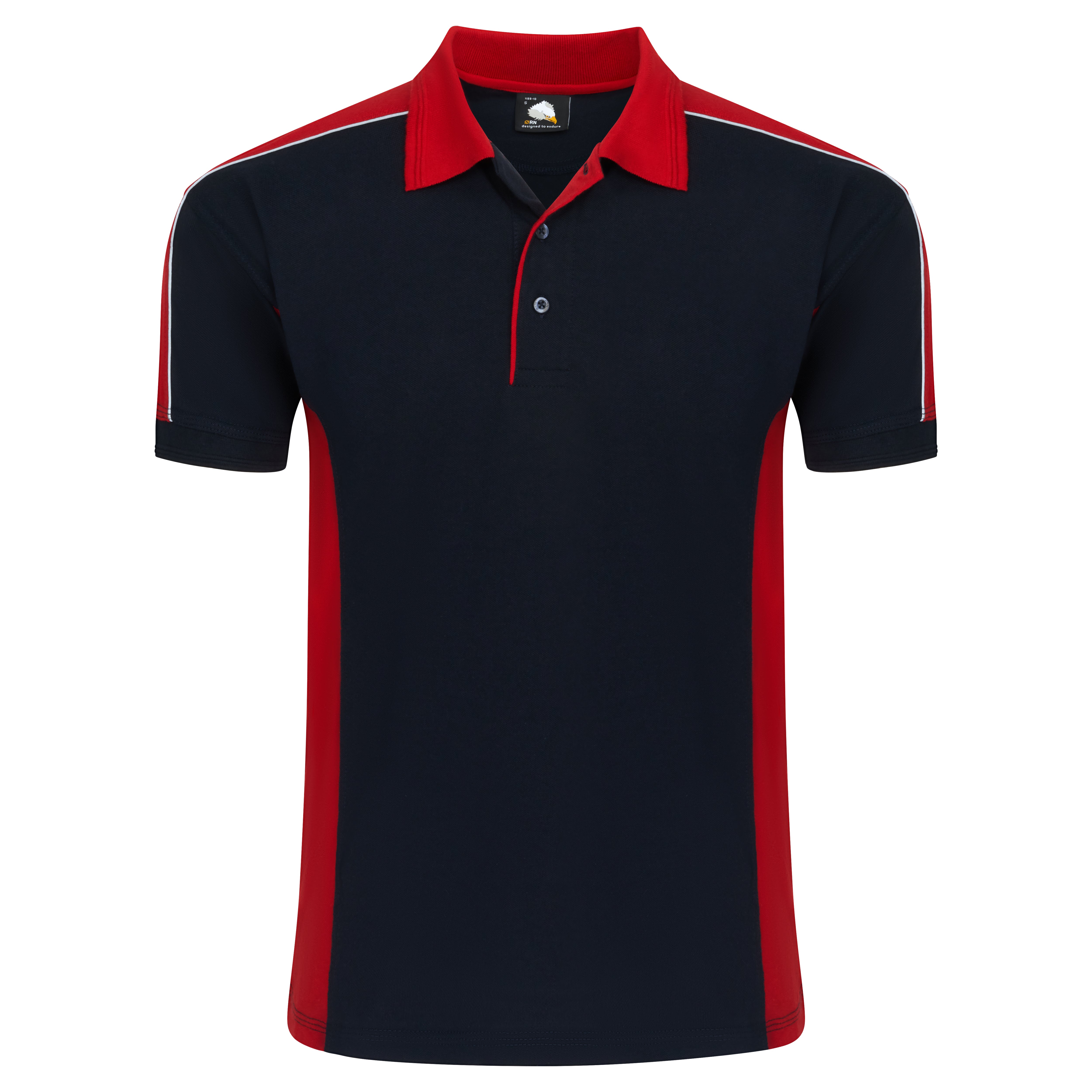 Avocet Poloshirt - Black/Red